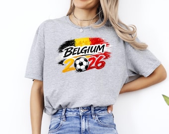 Belgium Football T-Shirt, International Soccer 2026 Shirt