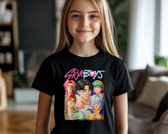Kpop Demon Hunters T-Shirt, Saja Boys Boy Band Shirt, Kpop Saja Boys Shirt, Saja Boys Fan Shirt, Huntrix Youth Shirt, Kpop Kids Tee