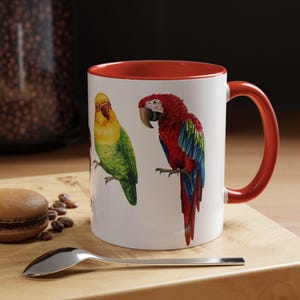 Parrot Coffee Mug: Tropical Bird Lover Gift