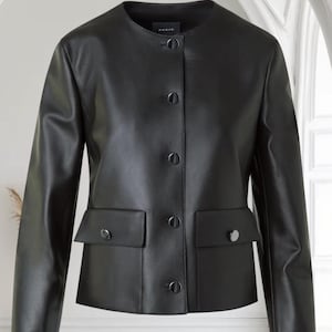 Handmade Italian Goat Leather Jacket: CEO Style, Custom Fit
