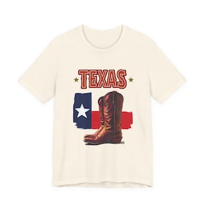 Texas Cowboy Graphic Tee, Unisex Western T-Shirt, Short Sleeve Casual Wear, Country Music Apparel, Unique Gifts for Texans