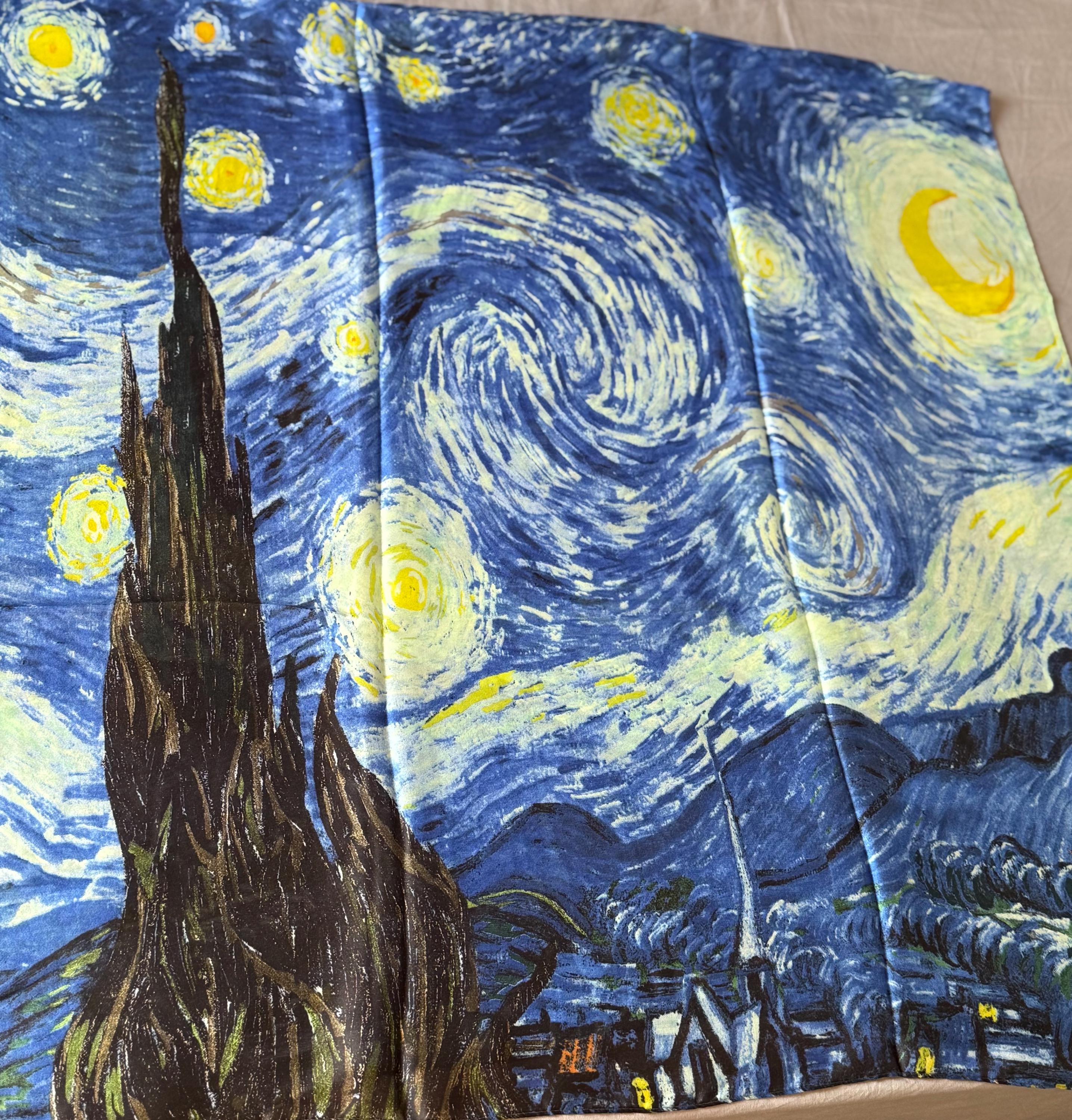 Tableau en relief La Nuit étoilée, d'après la peinture Vincent Van Gogh