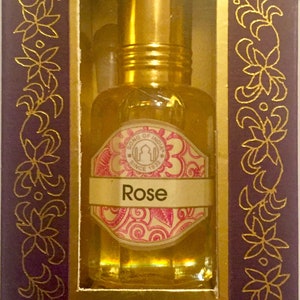 Song of India 2/2 Perfume Body Oil 12cc Roll-on Top Assorted Scents Rose