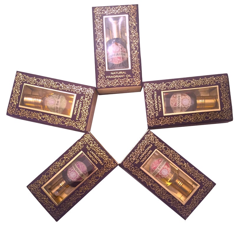 Song of India 2/2 Perfume Body Oil 12cc Roll-on Top Assorted Scents image 1