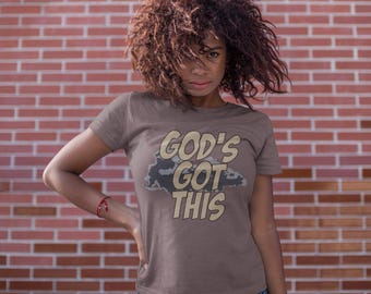 God's Got This Tシャツ：ユニセックス ヘビーコットン インスピレーションシャツ