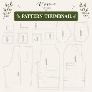 Cargo Culottes PDF Sewing Pattern | Women's Wide Leg Shorts Pattern | XS-5XL | A4, US Letter & A0 | Instant Download image 7