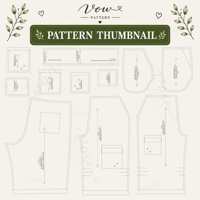 Cargo Culottes PDF Sewing Pattern | Women's Wide Leg Shorts Pattern | XS-5XL | A4, US Letter & A0 | Instant Download image 7