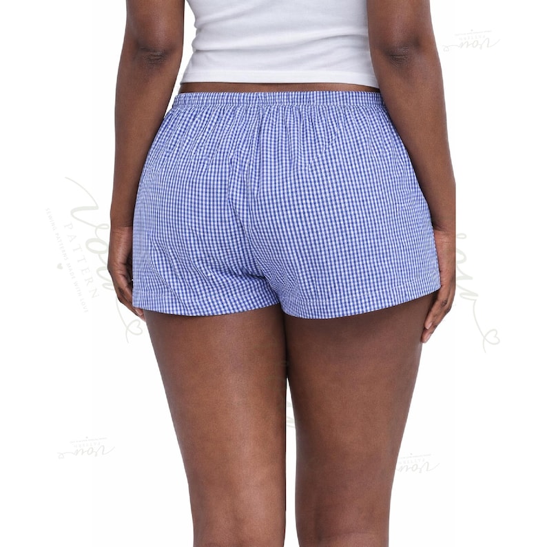 Patrón de costura en PDF para mini shorts de verano / Shorts para mujer / Cintura elástica / Apto para principiantes imagen 2