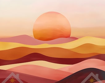 Boho Minimalist Wall Art: 50 Neutral Prints for Modern Home (Digital Download)