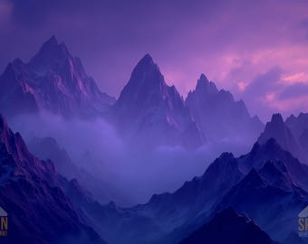 Surreal Nature Landscape Wallpapers: Cinematic Desktop & Mobile Backgrounds (Digital Download)