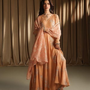 lulusar pink dress Soft pink accents, ivory elegance, timeless femininity , Made for graceful festive days. , Shop Now