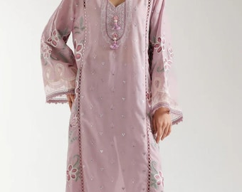 Ethnc 2pc Luxery Lawn Suit