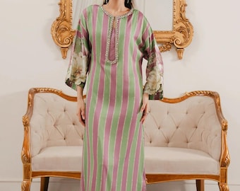 Pakistani designer "Lulusar" 1pc Kaftan Dress
