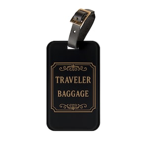Personalized Acrylic Luggage Tag: Stylish Travel Baggage Identifier