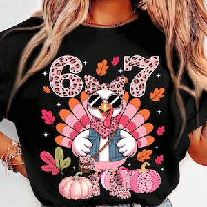 67 Funny Turkey Thanksgiving Png, Cute Turkey Girls Png, Thanksgiving Png, Fall Png