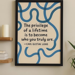 carl jung quote, carl jung, therapy office decor, psychology quotes, jung, philosophy quote, self awareness, personal growth, mental health