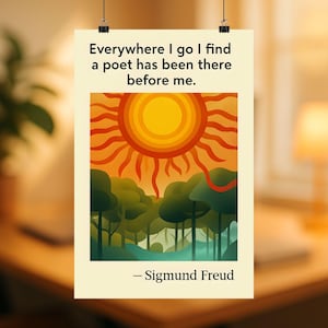 sigmund freud poster, psychoanalysis, psychology, carl rogers, psychology major, carl jung, psychiatry, counselor office, psychiatrist gift