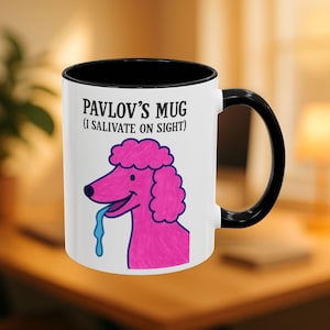 pavlov mug cup, sigmund freud, psychoanalysis, psychology, carl rogers, psychology major, carl jung, psychiatry, counselor office, gift