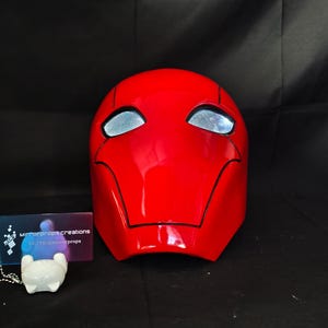 Red Hood Jason Todd Cosplay Helm | Aus DC Comics / Arkham Knight Serie | 1:1 Nachbildung aus hochfestem Resin