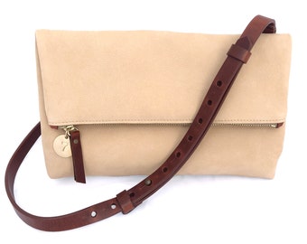 Medium Leather Crossbody Purse – “The Betty” (multiple colors)