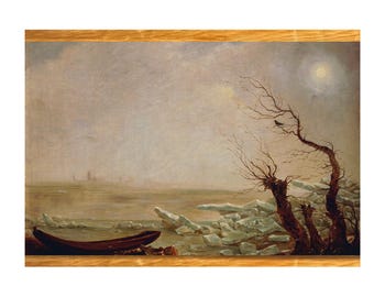 Scenic Landscape Painting | Oversized Canvas Wall Art | Tapestry Hanging | Colour Fade Guaranteed