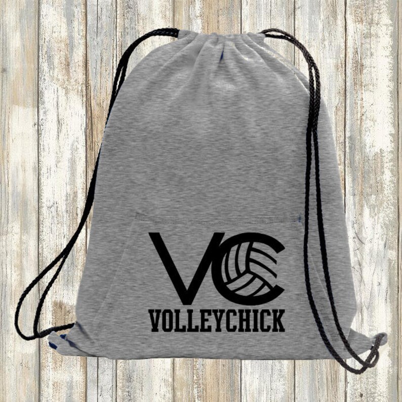 Volleyball Sweatshirt Cinch Sack Etsy