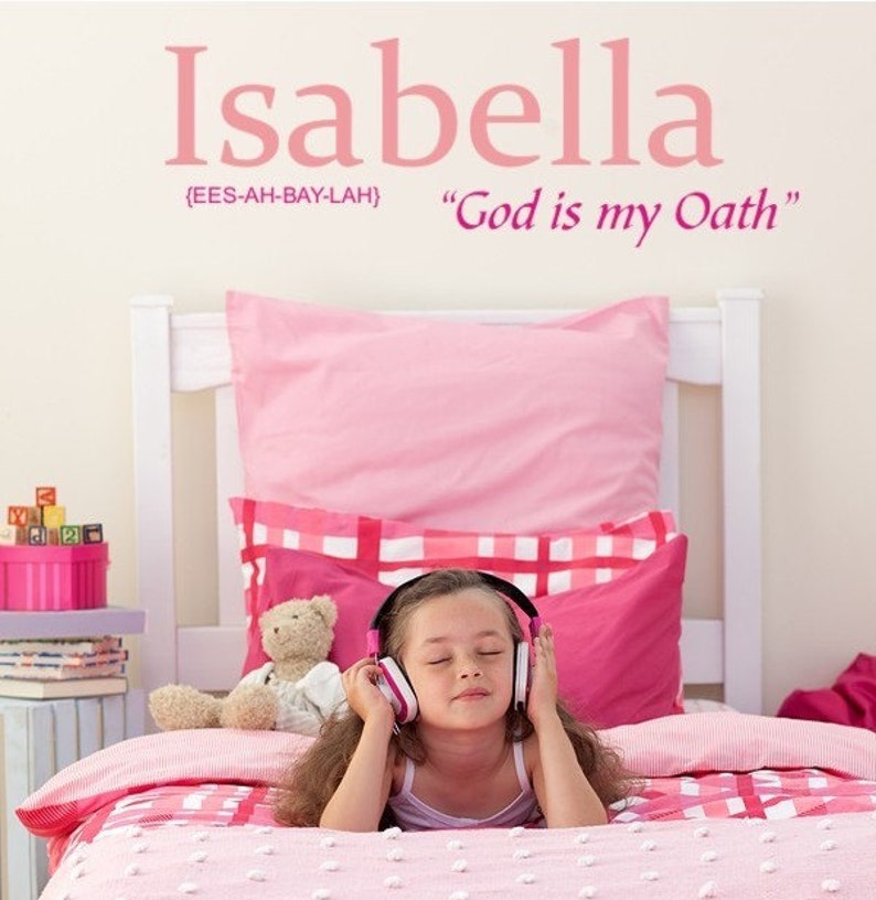 Name Meaning Vinyl Decal Name Definition Sticker Etsy