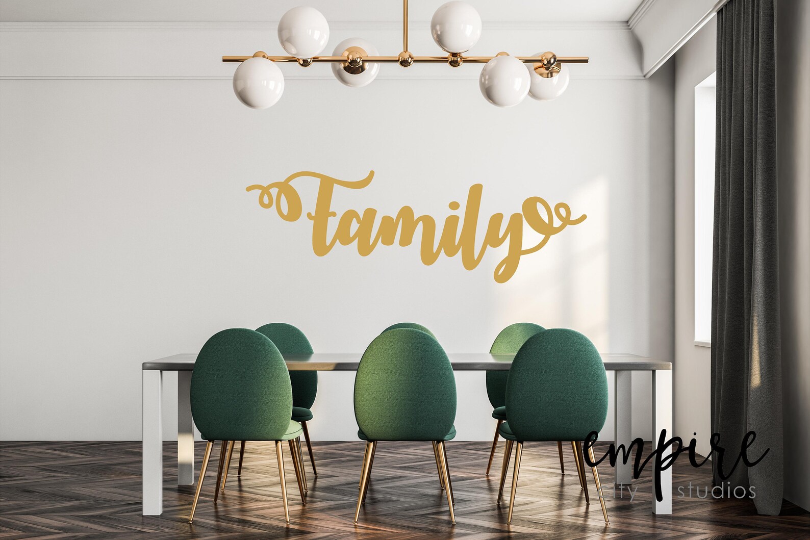 Family Word Decalfamily Vinyl Decalhome Decorfamily Wall Etsy