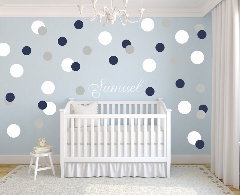 Polka Dots Decalsbaby Nursery Decalsshipping Etsy Australia