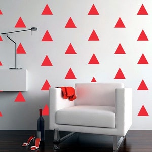 Triangles Decal-triangle Shapes-geometric Decals Baby Nursery Wall Art ...