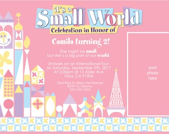 A Small World Invitations 4