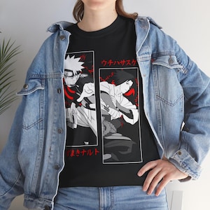 Naruto Anime T-Shirt | Unisex Heavy Cotton Tee | Japanese Manga Graphic Shirt | Ninja Otaku Streetwear Top | Anime Fan Gift