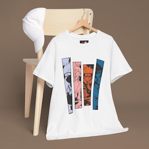 Naruto Anime T-Shirt | Unisex Heavy Cotton Tee | Japanese Manga Graphic Shirt | Ninja Otaku Streetwear Top | Anime Fan Gift