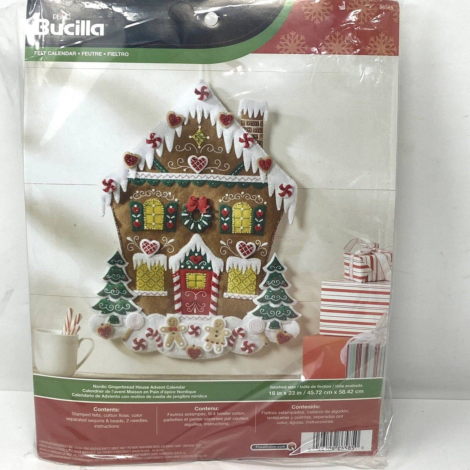 Country Christmas Felt Stocking Kit