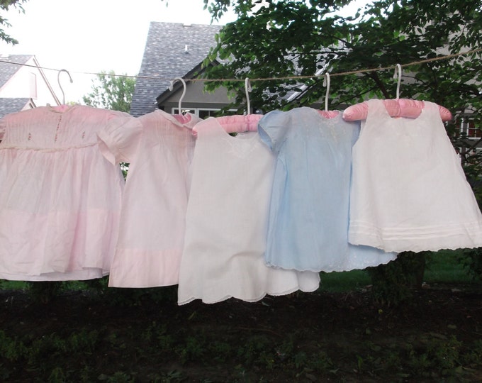 5 Antique Baby Dresses Etsy