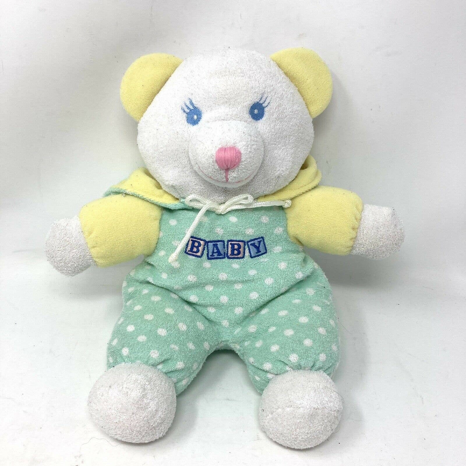 Stuffed Animals Terry Cloth Teddy Bear HTF Terry Cloth Yellow Bear