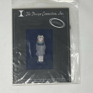 The Design Connection Counted Cross Stitch Sunflower Doll Kit K5-143 Makes A Girl Doll