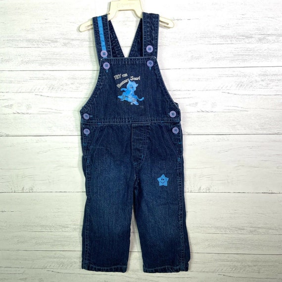 Vintage Infant Boys Denim Overalls Max the Skateb… - image 1