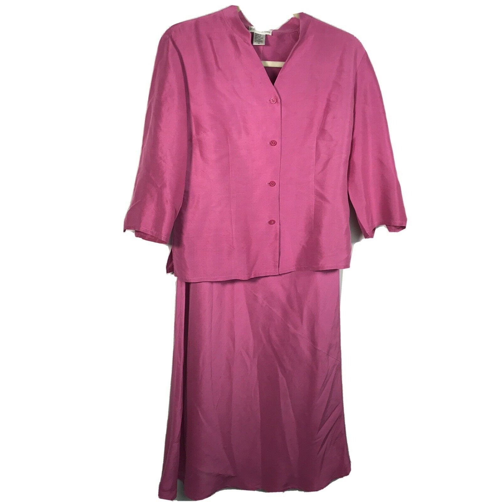Pink Silk Skirt - Etsy