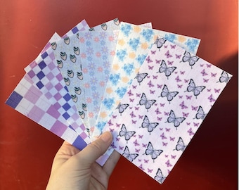 Cinta médica Hypafix - Mariposa/Flores/Cuadros morados