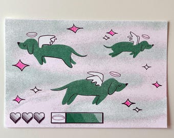 Dream Weens - Risograph Postcard