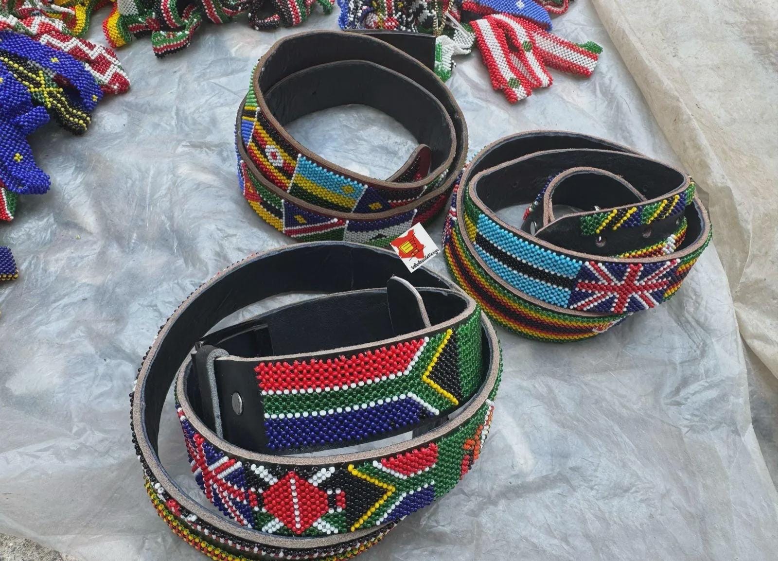 Kenyan Beaded Belt - Etsy display picture 3