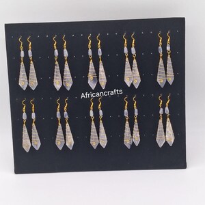 Accesorios tribales artesanales para mujeres masái, pendientes de latón y hueso hechos a mano, pendientes africanos zulúes.