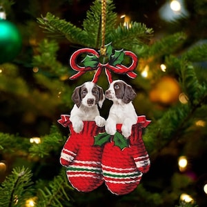 English Springer Spaniel Christmas Ornament, Dog Lover Gift