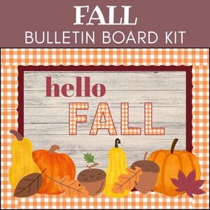 Fall Bulletin Board Kit: Hello Pumpkin (PDF Download)