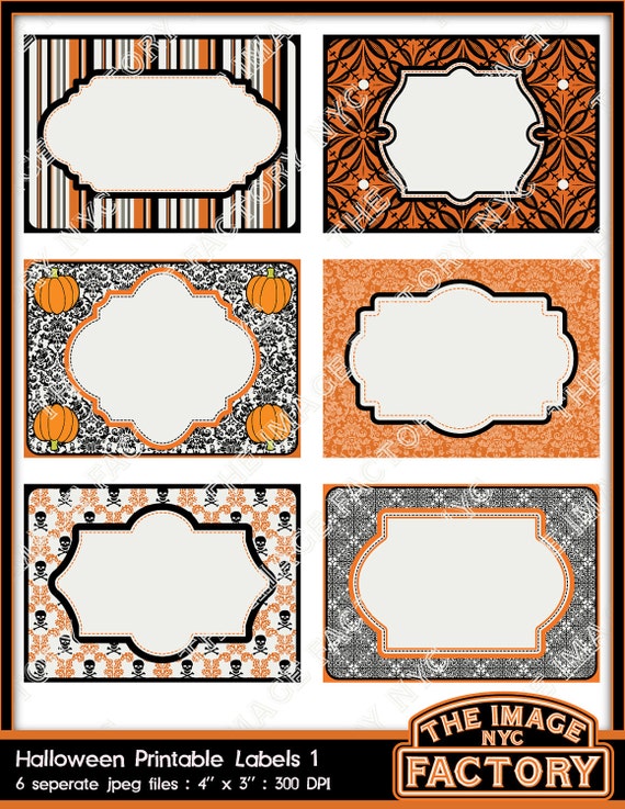 Halloween Printable Labels & Tags For T Tags Place