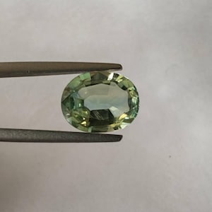 Natural Pastel Green Madagascar standard heat only Sapphire 2.75 ct