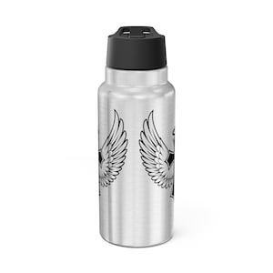 Gator Tumbler, 32oz - Stylish Travel Mug with Winged Designs, Perfect for Outdoorsy Adventurers, Gifts for Students & Travelers, [...]