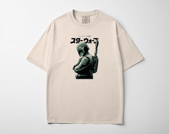 Boba Fett x Japan Tee, Star Wars t-shirt, sci-fi shirt, everyday comfort wear