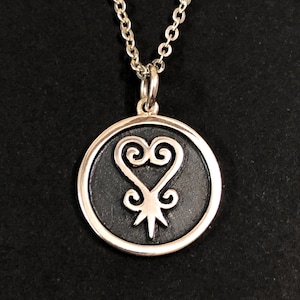 African Adinkra Sankofa Necklace Pendant – Spiritual Gift for Boyfriend, Girlfriend, Mom In Law, Wife, Men, Women, Mother Daughter, Aunt